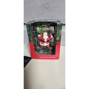 Santa’s Best Collectible Christmas Tree Ornament Santa Marionette